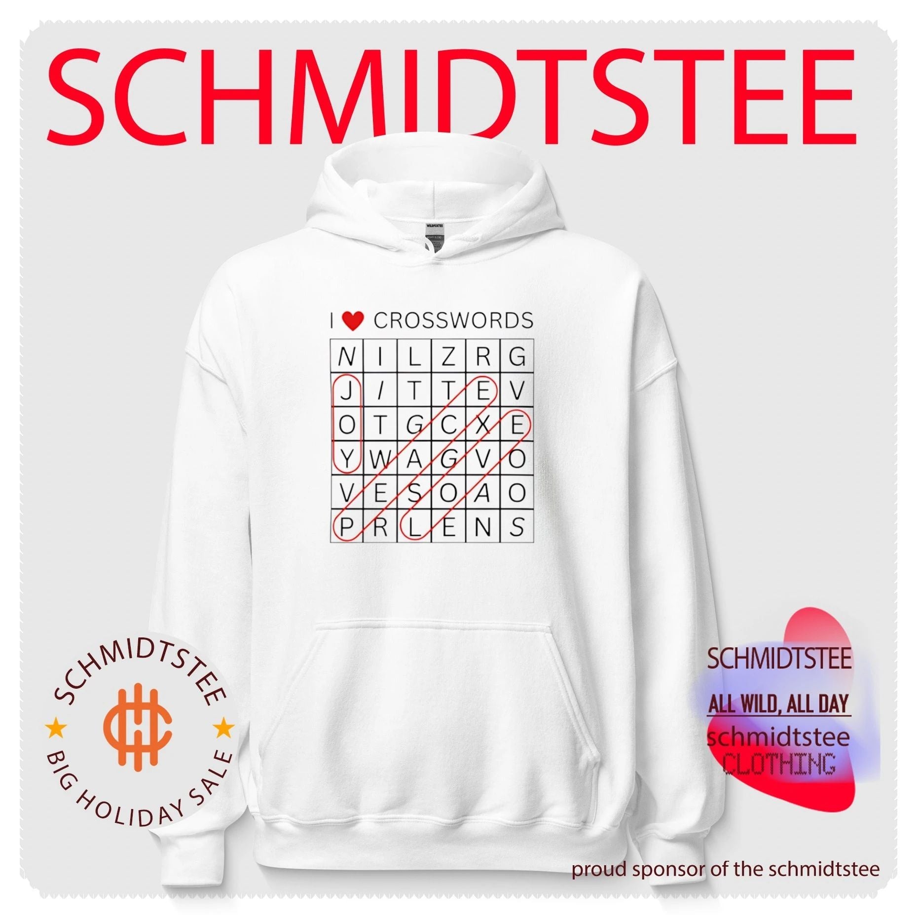 I love crosswords Joy Peace Love shirt