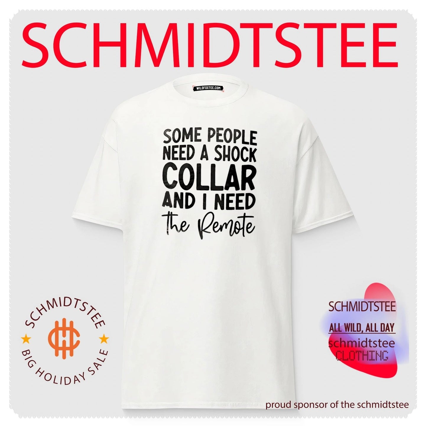 Some people need a shock collar and I need the remote shirt