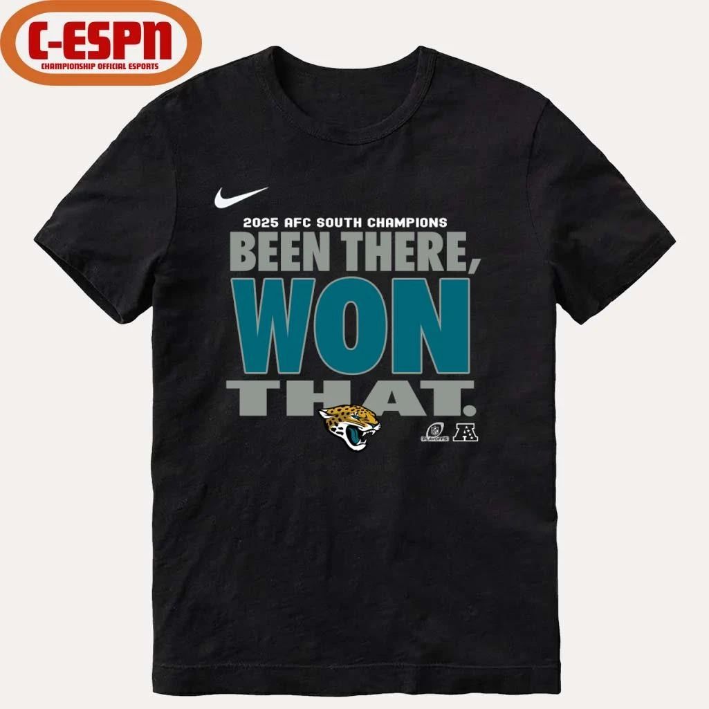 Been There, Won That Jacksonville Jaguars Division Champs T-Shirt