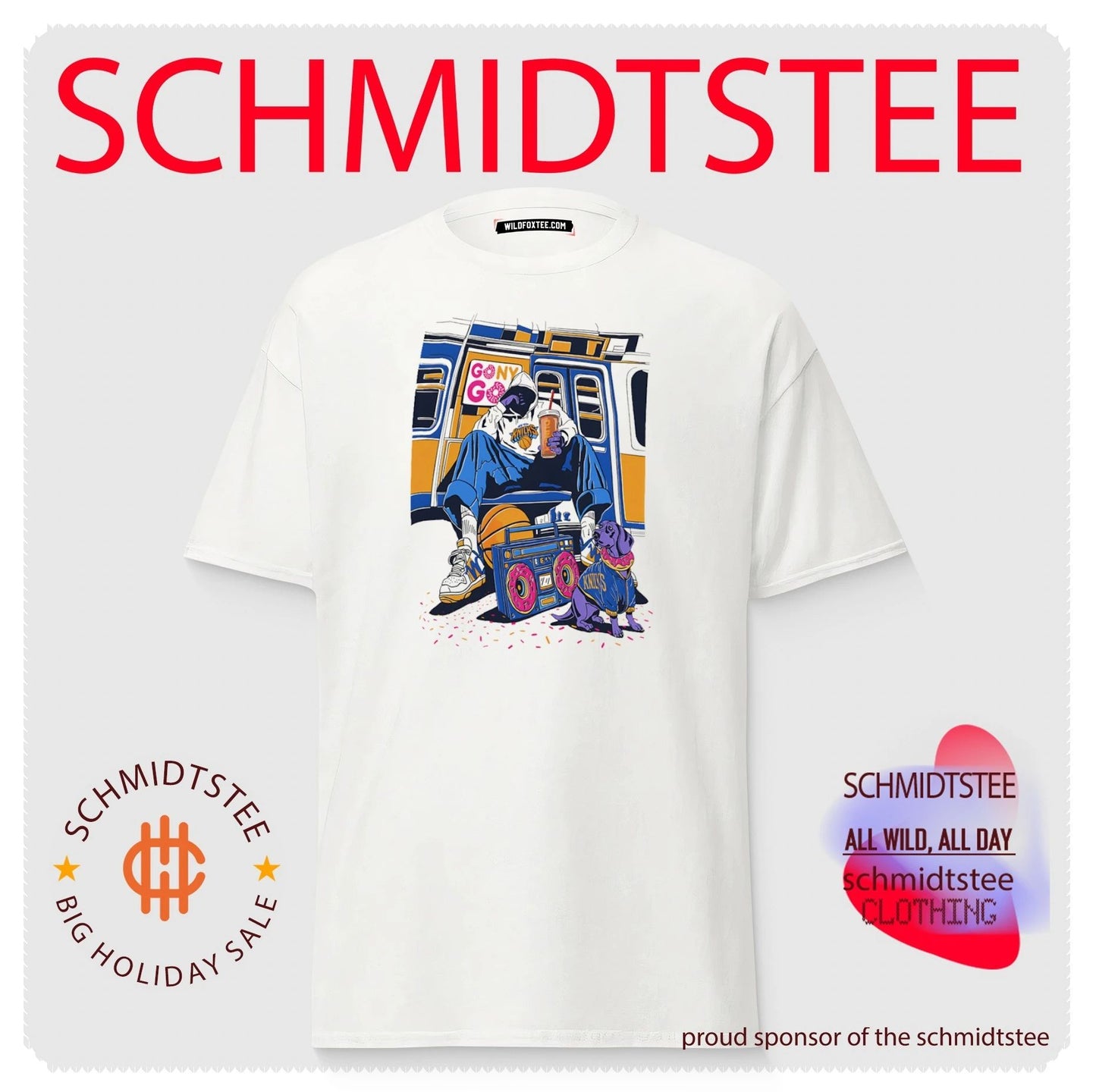 Dunkin’ Knicks New York Subway Donut Streetwear shirt