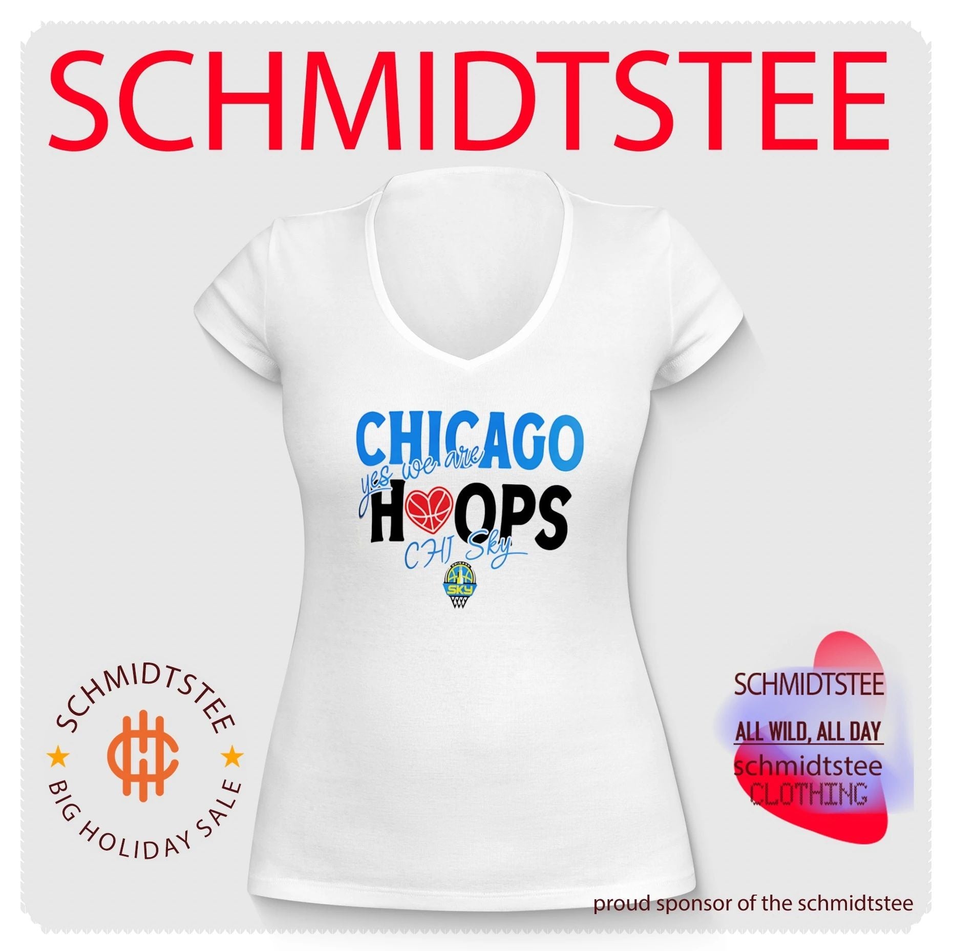 Chicago Sky Hoops yes we are Chi Sky shirt