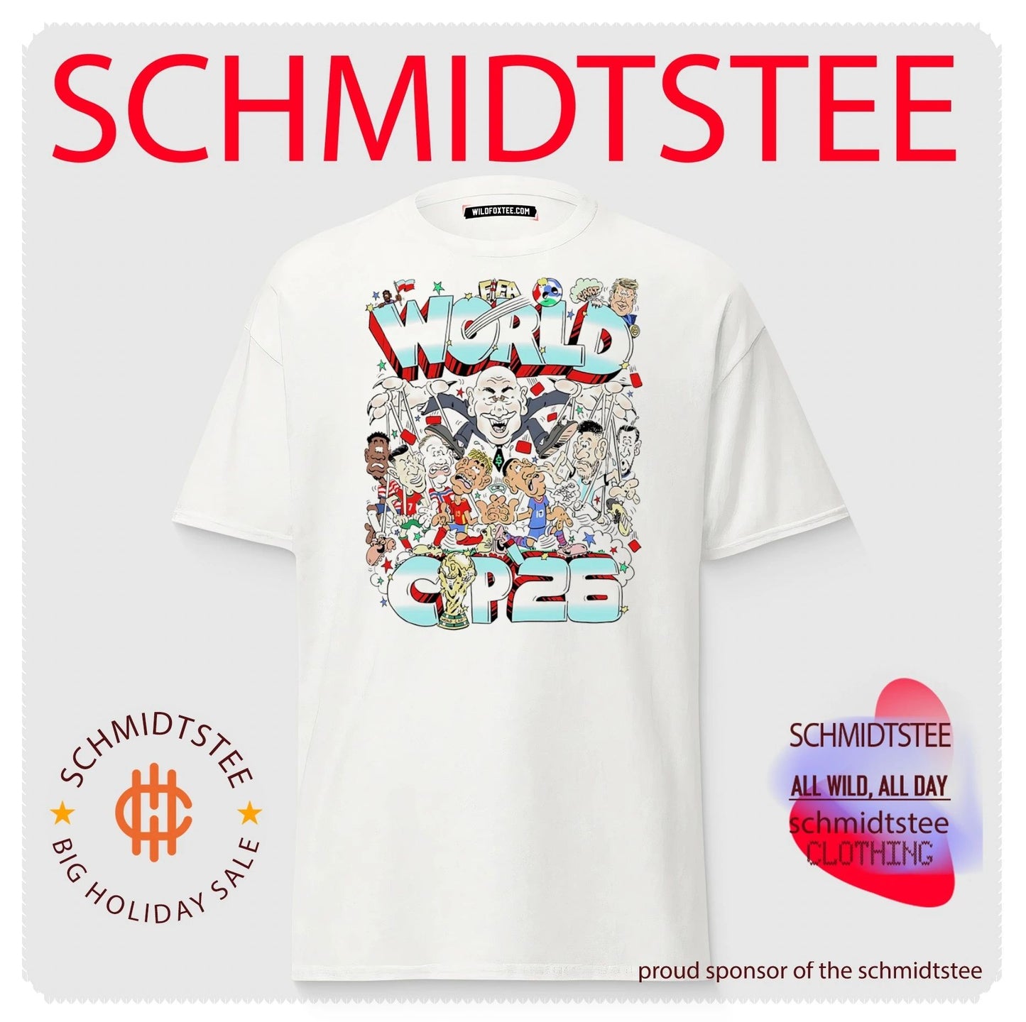 Fifa World Cup 26 caricature shirt