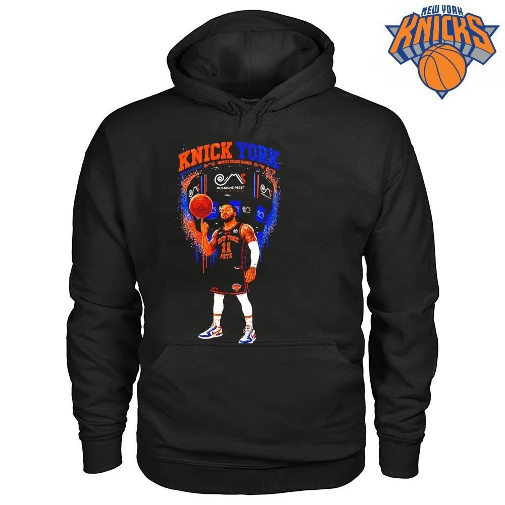 Knick York Jalen Brunson Madison Square Garden Mustache Pete Fashion NBA Finals 2026 Shirt