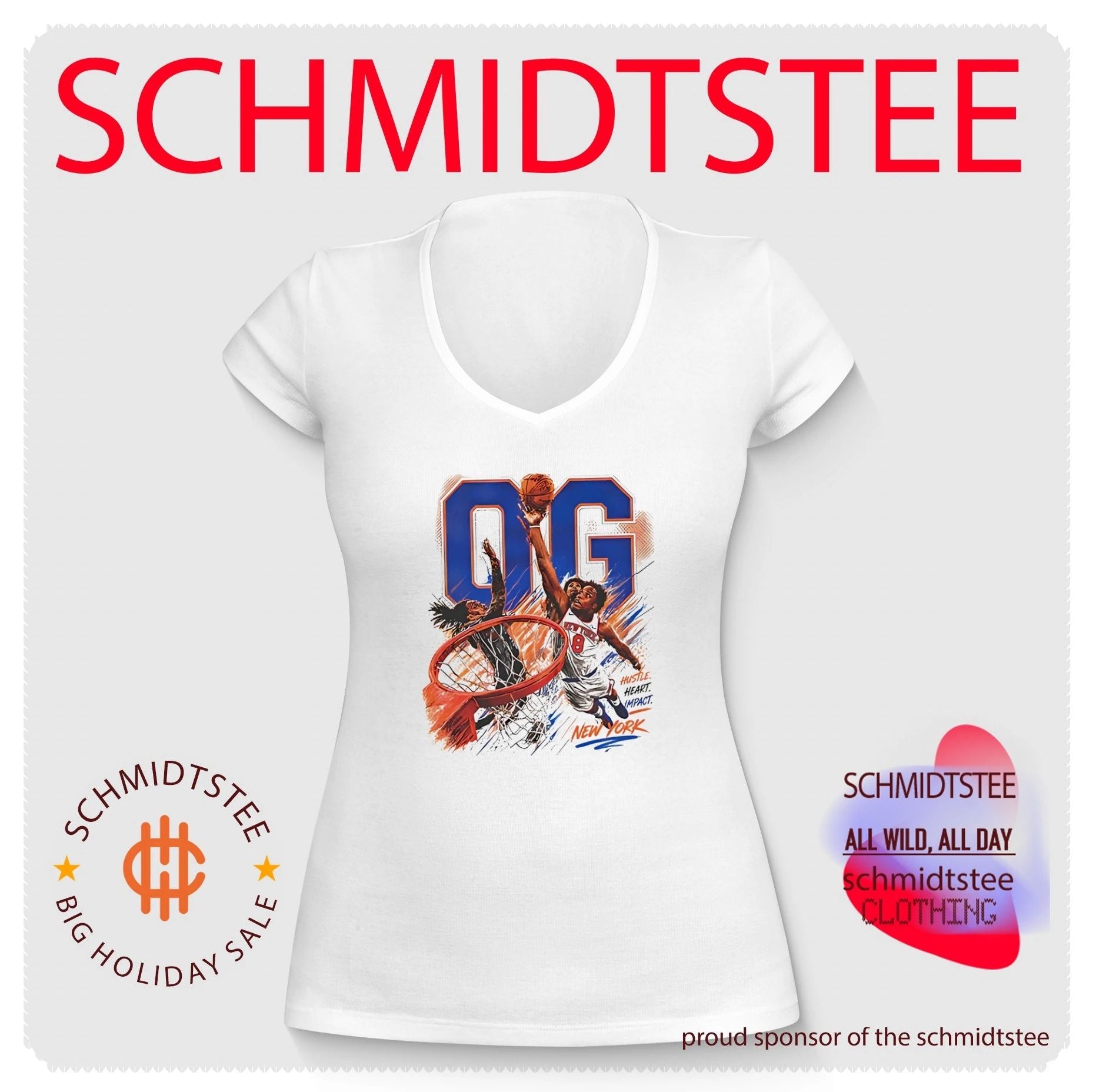 New York Knicks OG Anunoby dunking moment shirt