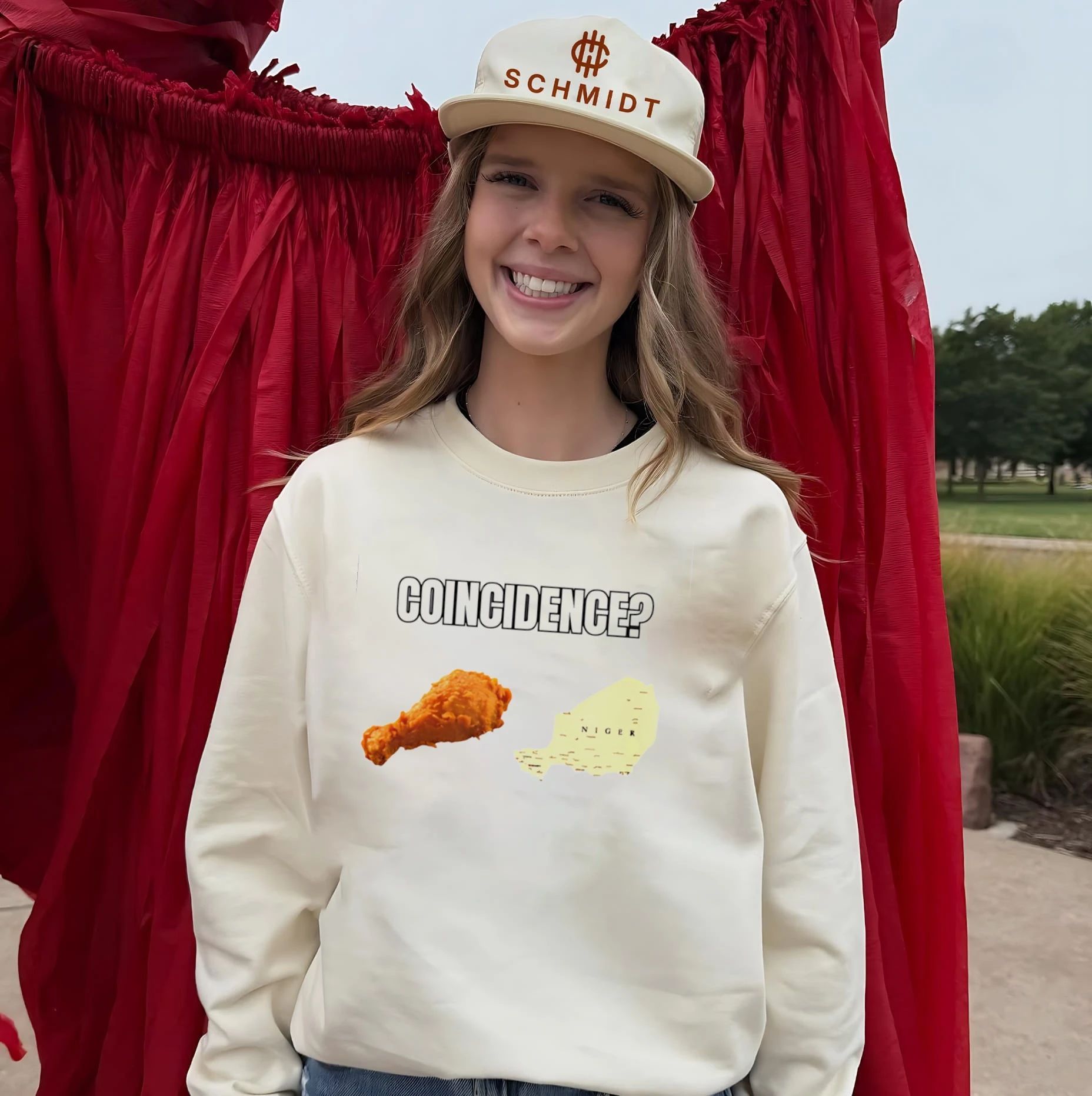 Coincidence fried chicken and Niger State shirt