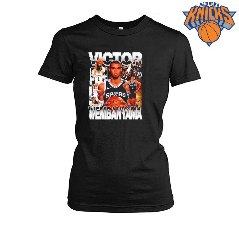 Victor Wembanyama San Antonio Spurs Vintage Bootleg Graphic T Shirt