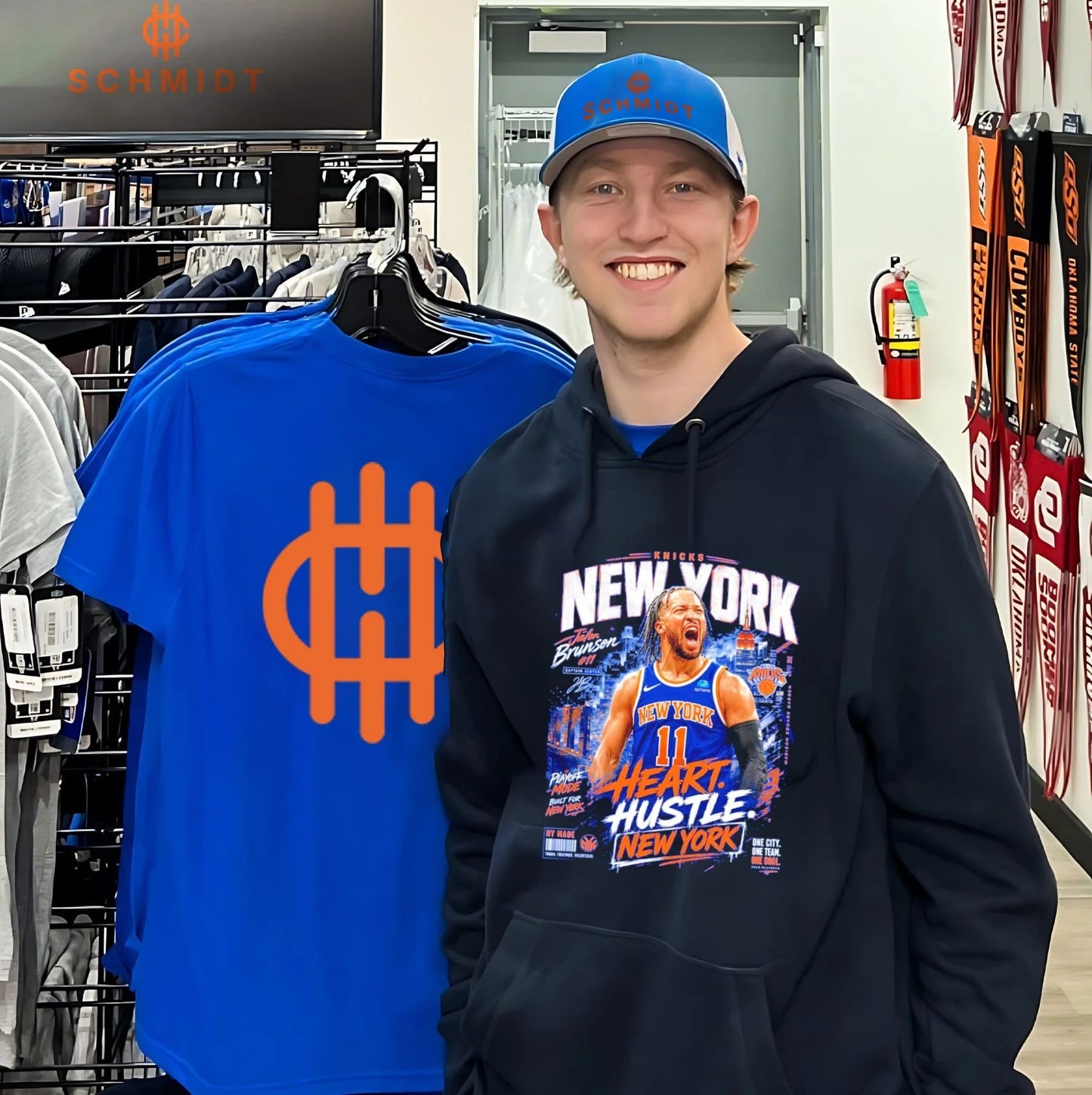 Jalen Brunson New York Knicks 2026 NBA Champions Heart Hustle graphic shirt