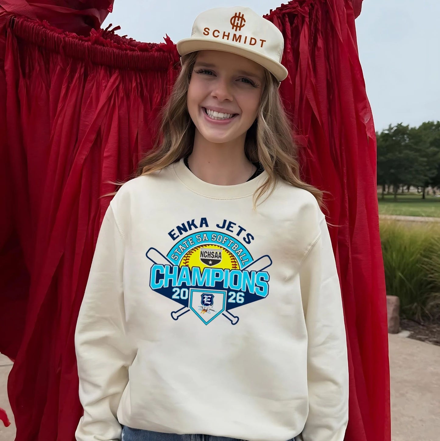 Enka Jets 2026 NCHSAA State 5A Softball Champions shirt