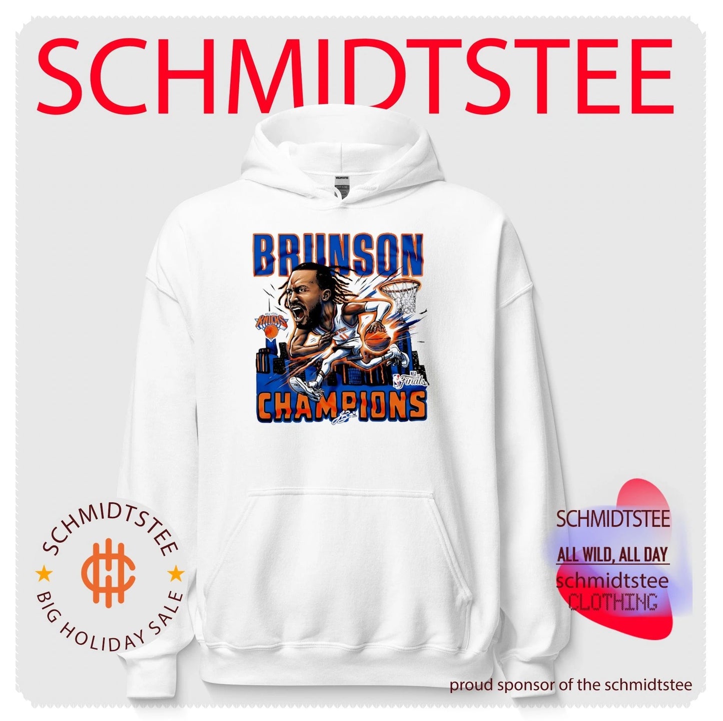Jalen Brunson New York Knicks 2026 NBA Finals Champions Cotton Shirt