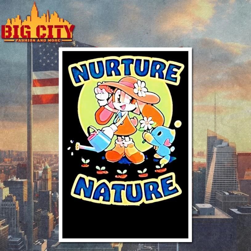 Earth Day Hedgehog Chao Nurture Nature Shirt
