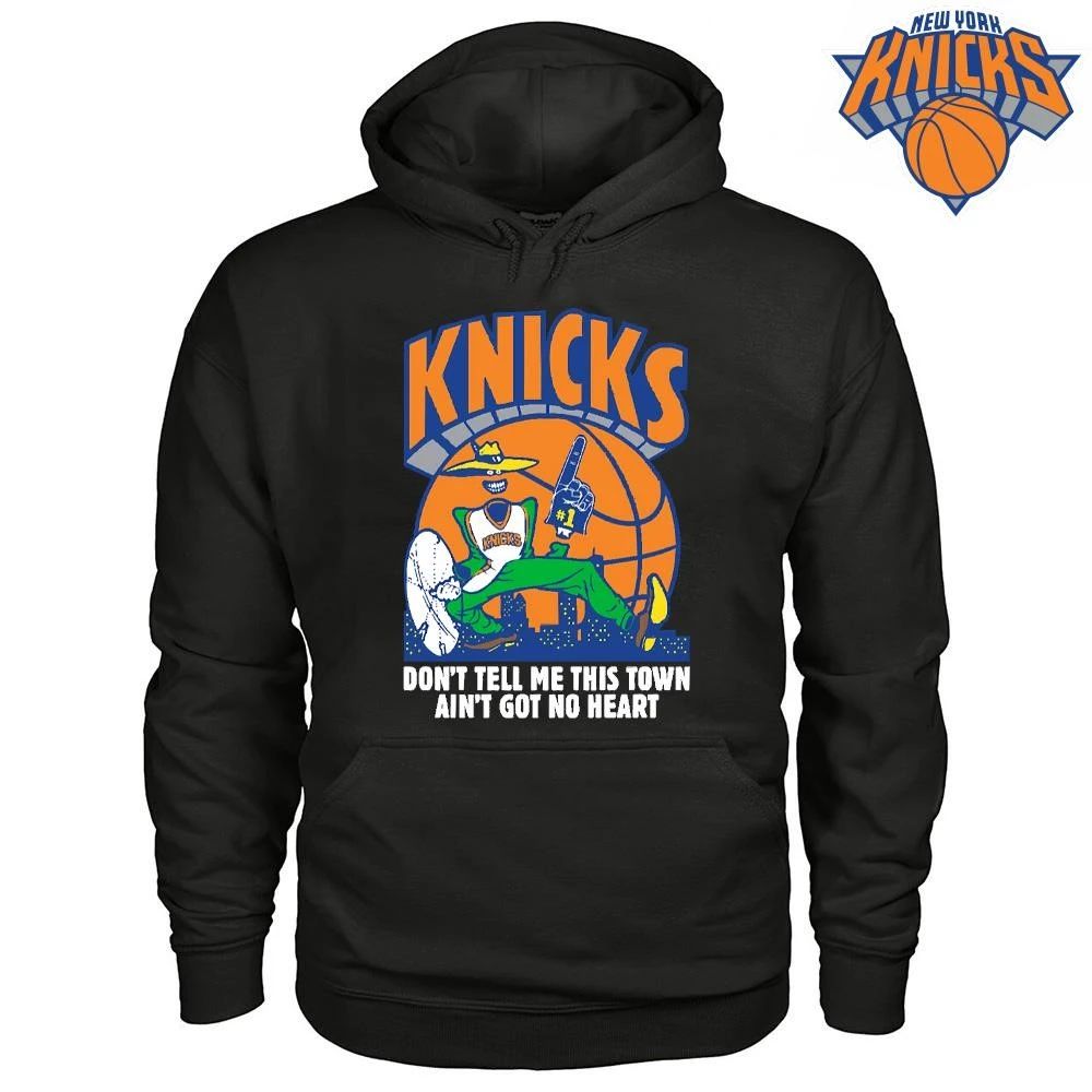 New York Knicks Champions NBA 2026 Dont Tell Me This Town Aint Got No Heart Vintage Basketball Graphic Shirt
