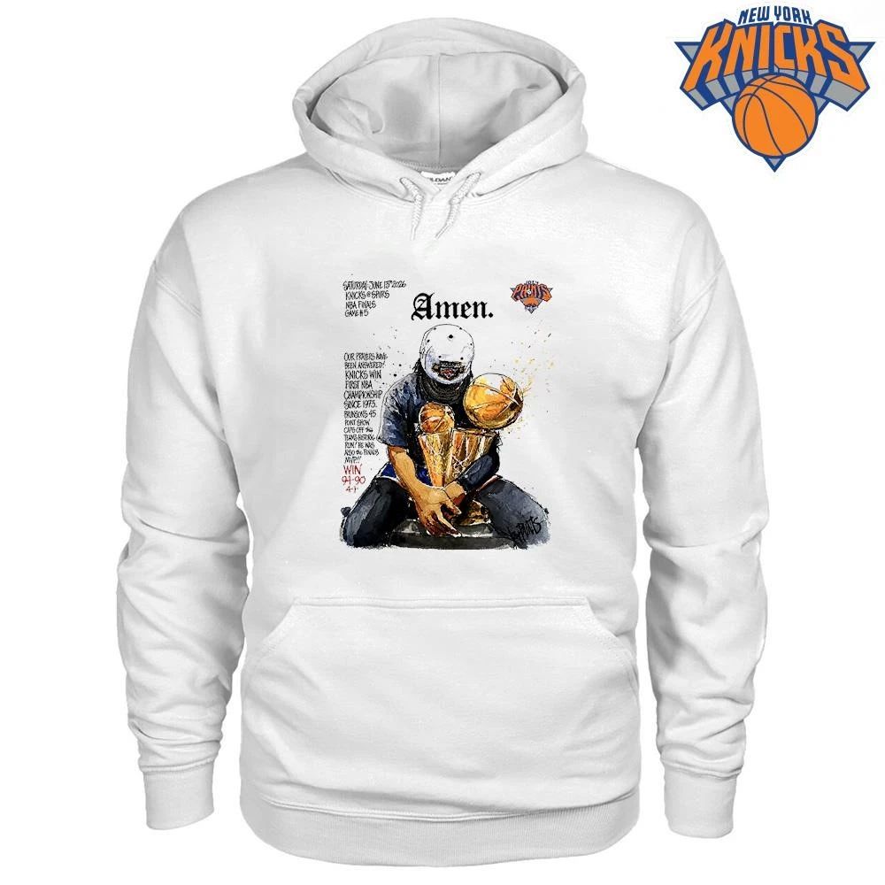 New York Knicks Champions NBA 2026 Joey Paints Jalen Brunson Finals MVP Basketball Shirt