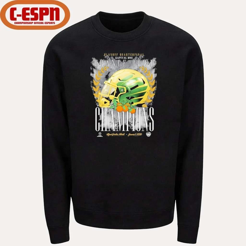 Oregon Ducks Something Inked 2026 Orange Bowl Champions Vintage Shirt