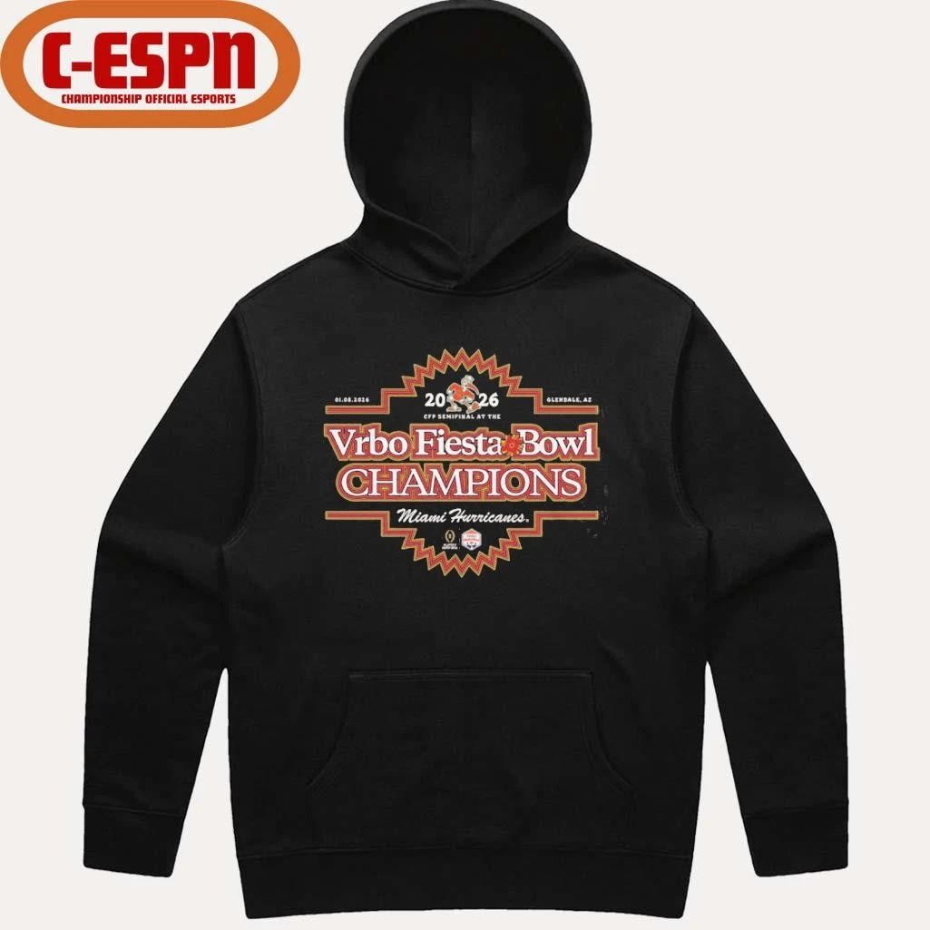 Miami Hurricanes 2026 Fiesta Bowl Champs Shirt
