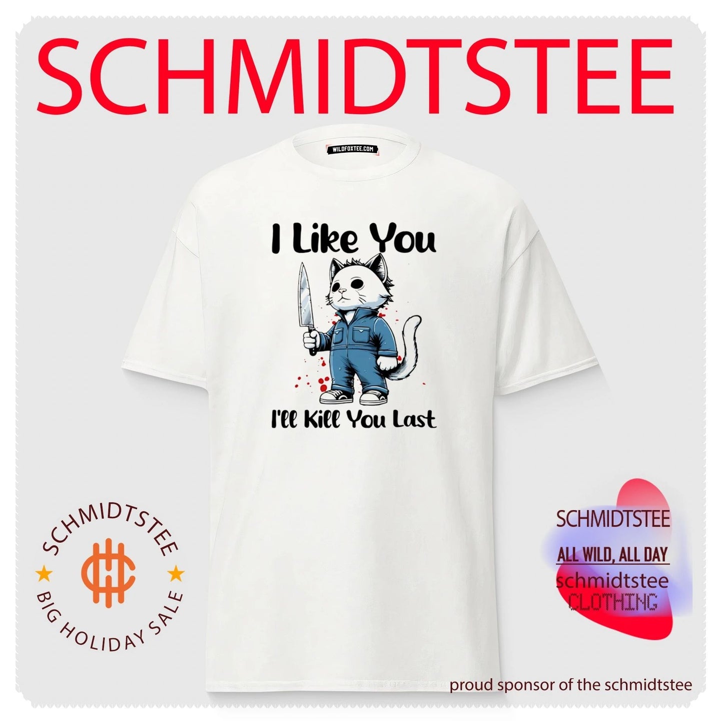Michael Myers Cat I Like You I’ll Kll You Last Halloween Shirt