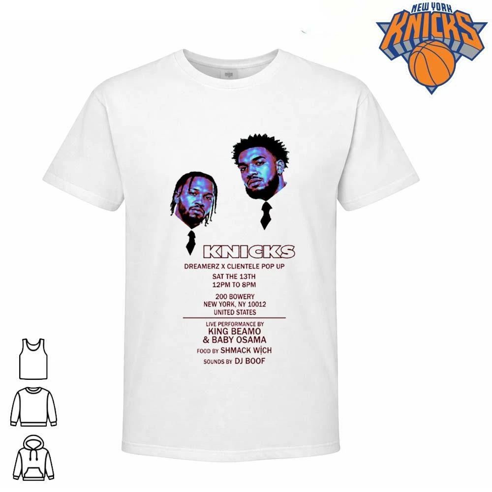 Jalen Brunson & KAT New York Knicks Dreamerz X Clientele NBA Finals 2026 Pop Up Exclusive Shirt