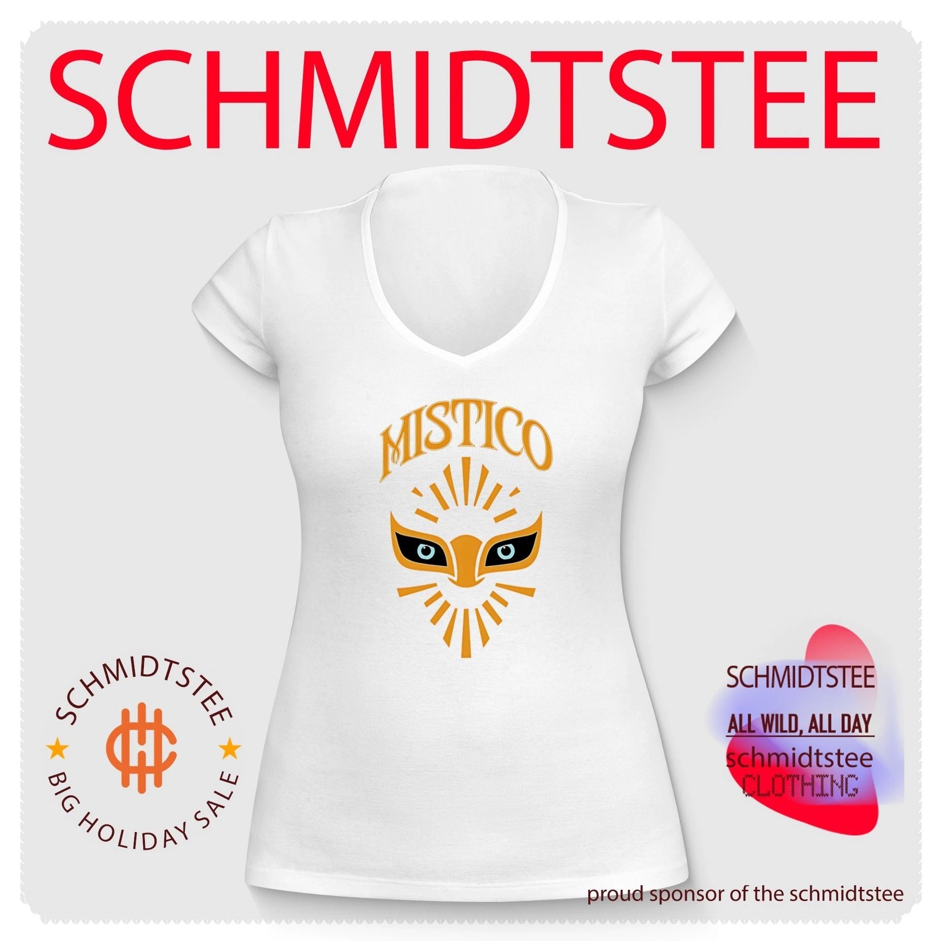Mistico Legendary Mask graphic shirt