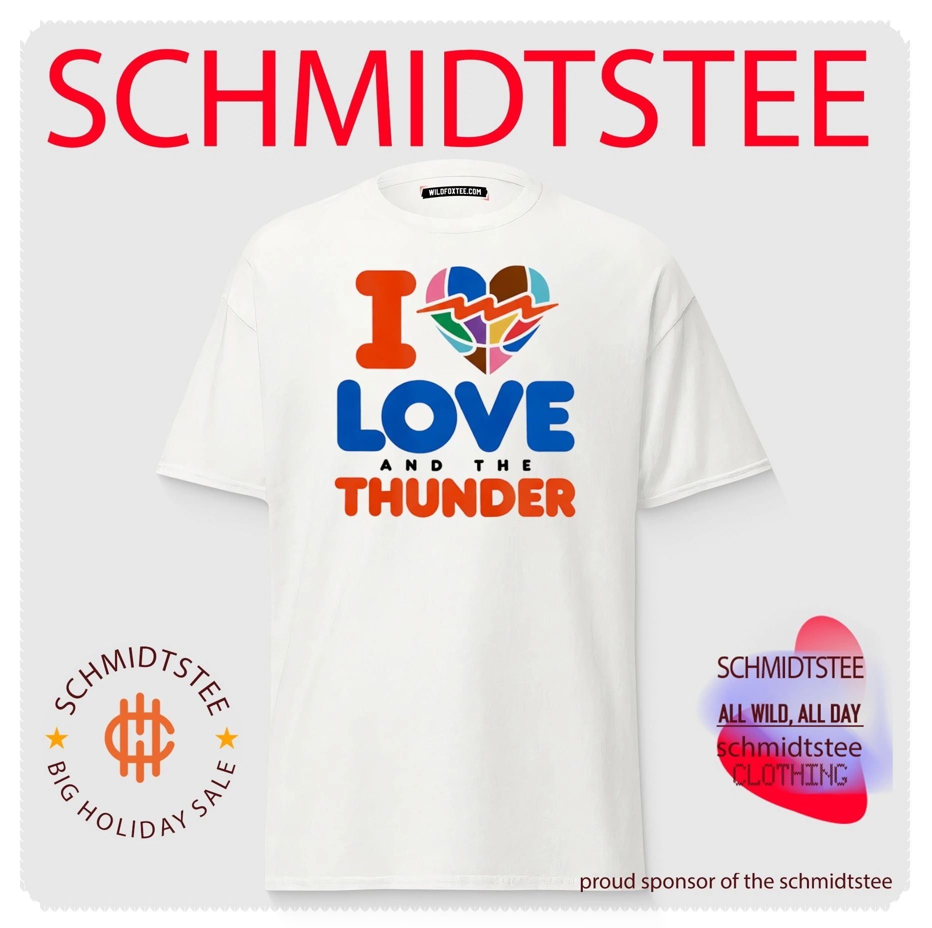 I Love And The Thunder Pride shirt