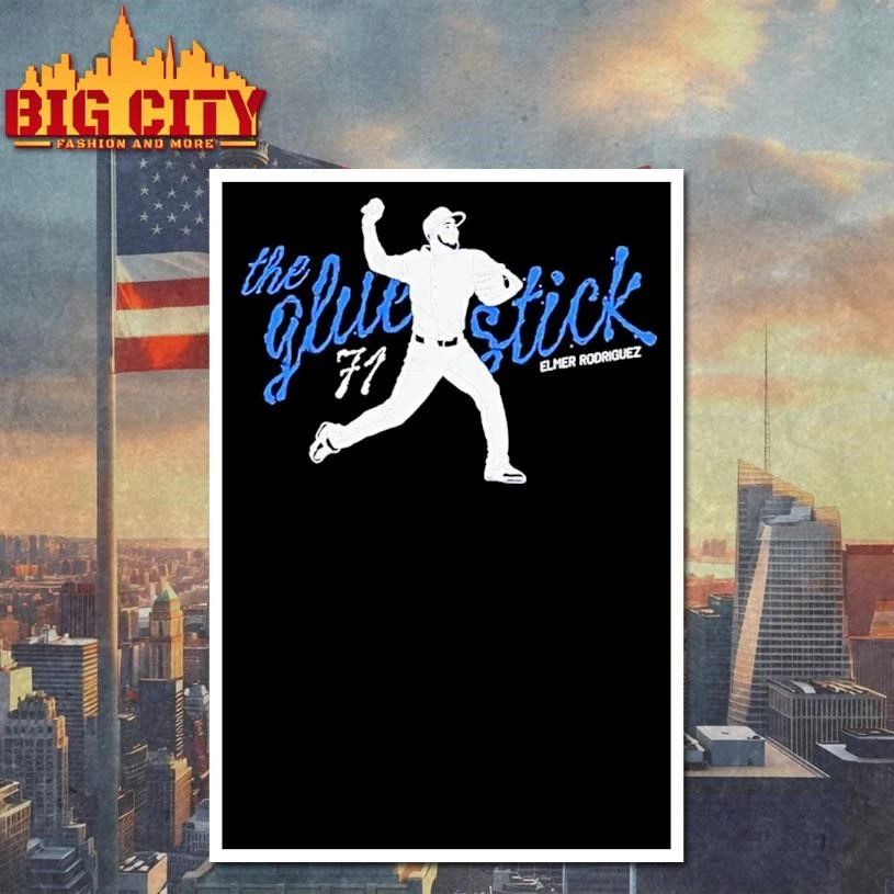 Awesome The Glue Stick Elmer Rodriguez 71 New York Yankees Shirt