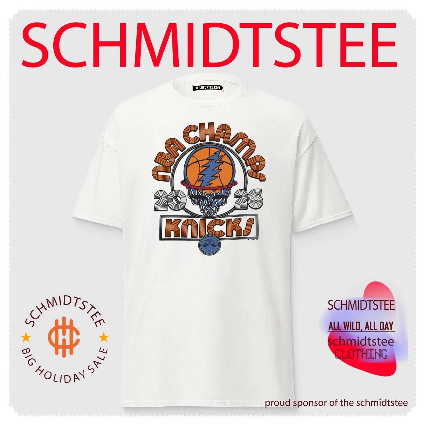 New York Knicks x The Grateful Dead 2026 NBA Finals Champions shirt