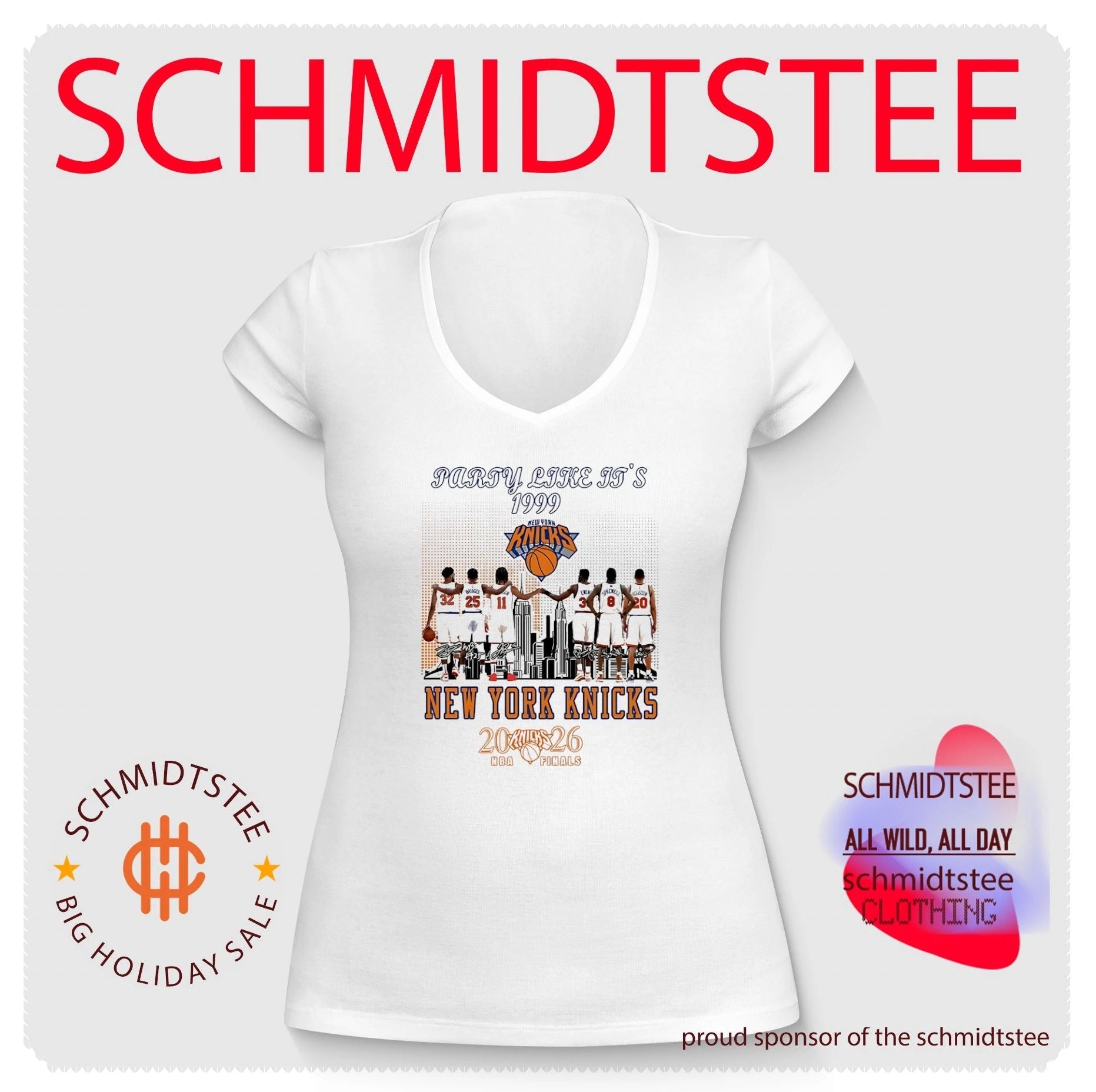 New York Knicks party like it’s 1999 skyline shirt