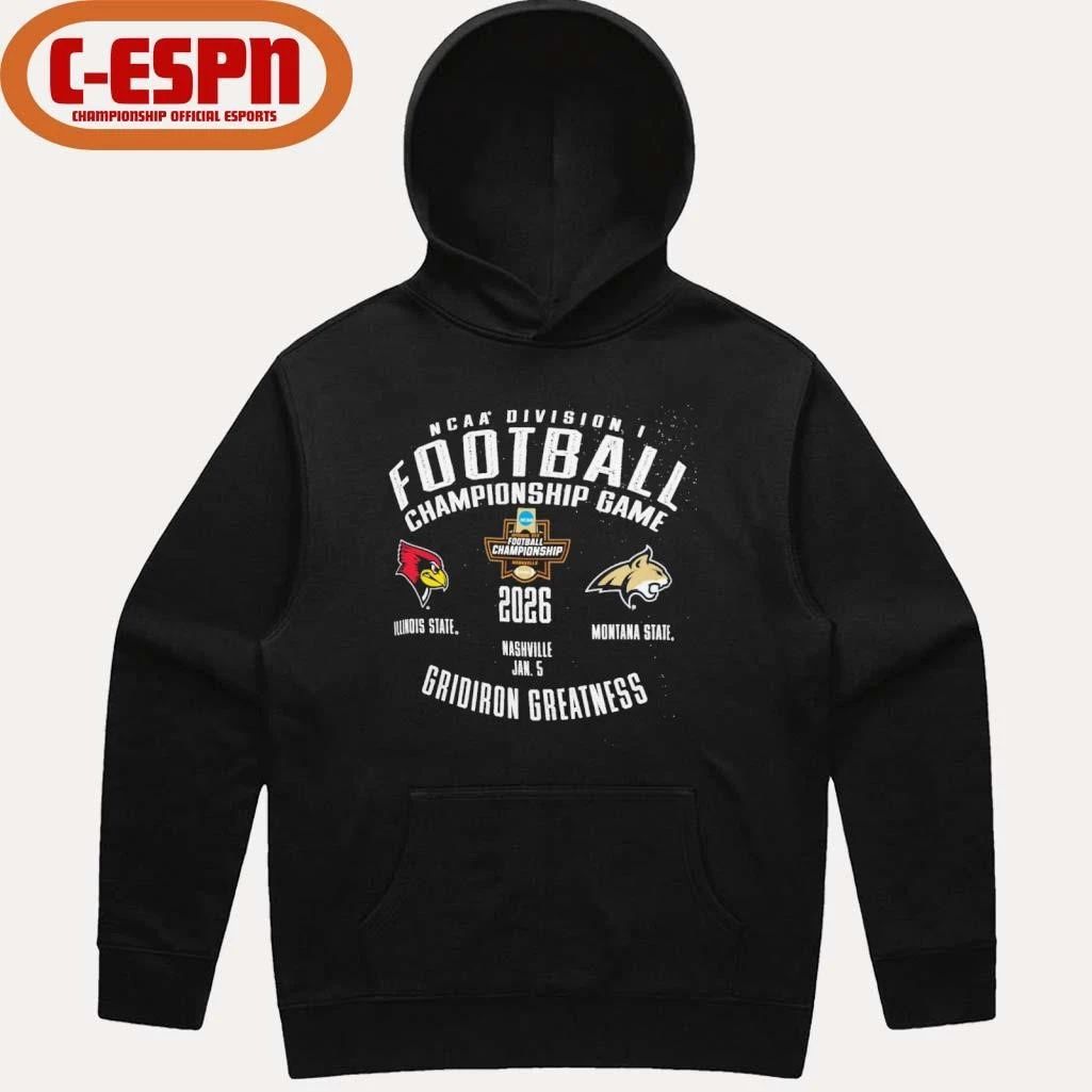 Illinois State Vs Montana State 2025-26 NCAA DI Football Championship Game January 5 Shirt