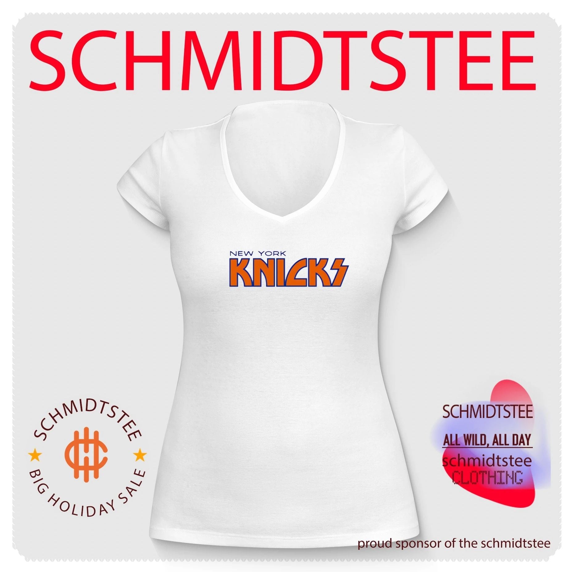 New York Knicks Kiss Logo Parody shirt