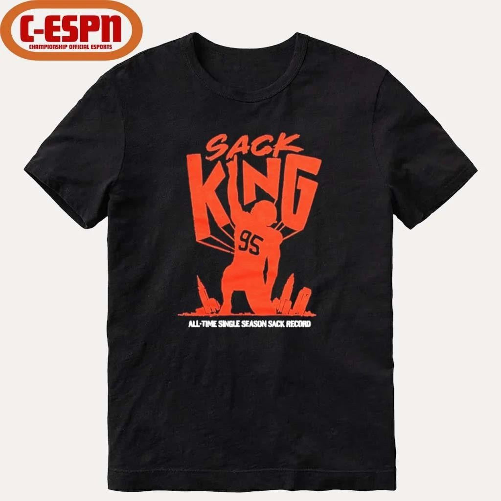 Myles Garrett sack king all-time single season sack record T-Shirt