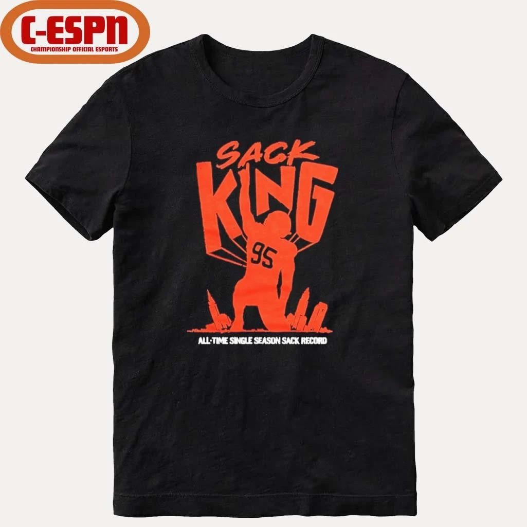Myles Garrett sack king all-time single season sack record T-Shirt