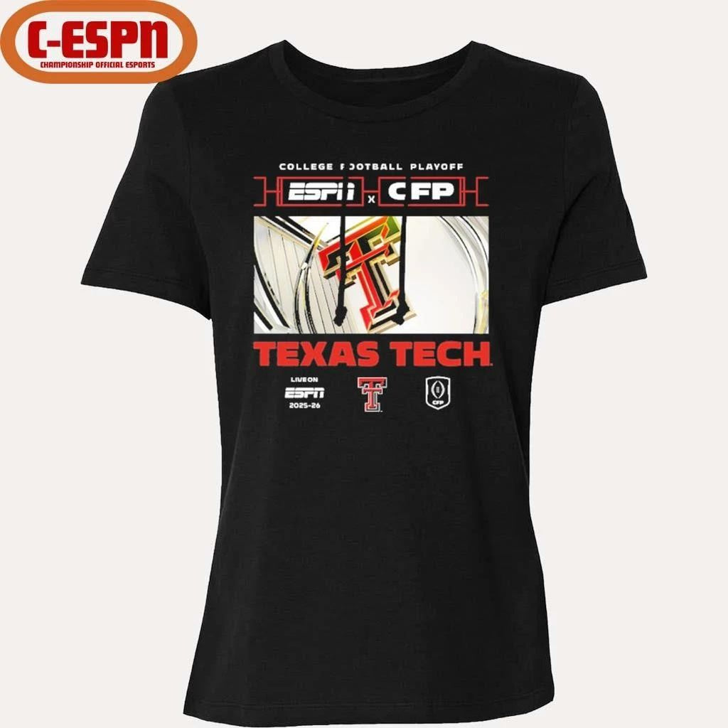 2025-26 CFP Texas Tech Red Raiders Window Shirt
