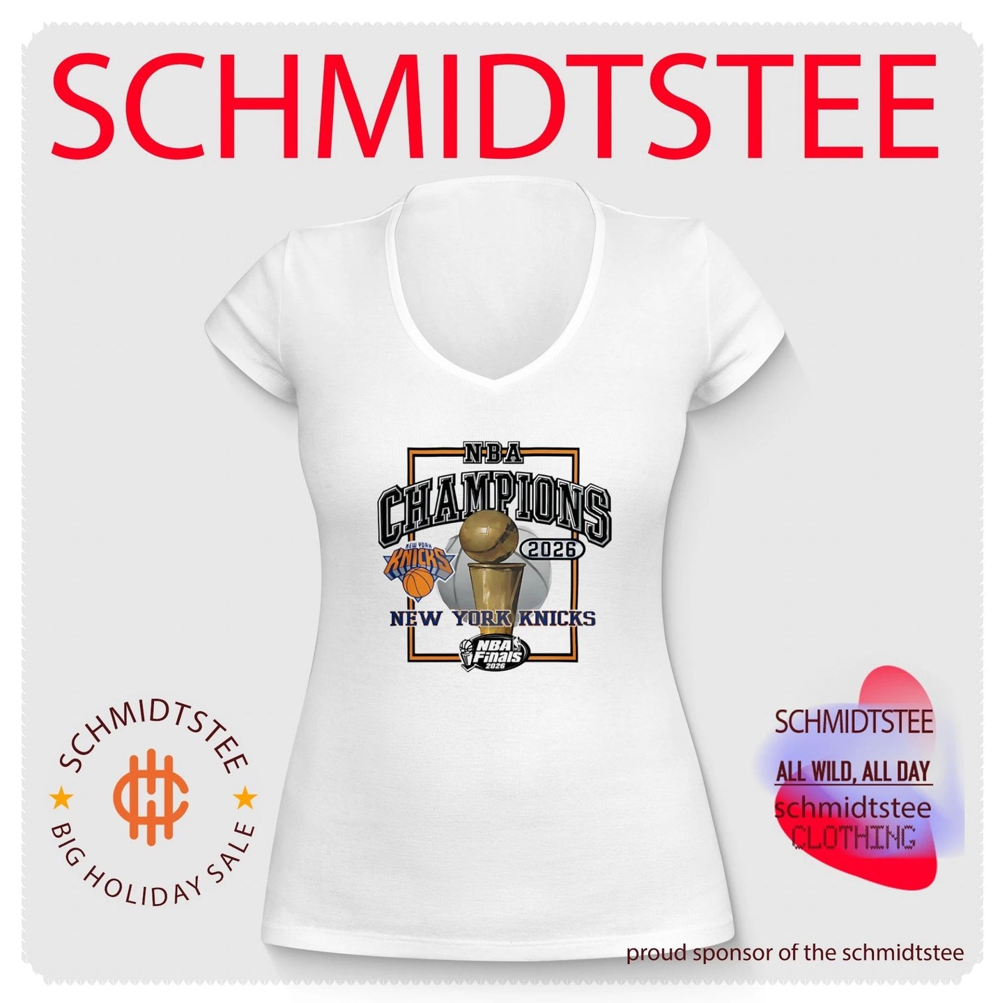 New York Knicks NBA Finals Champions 2026 Graphic trophy shirt
