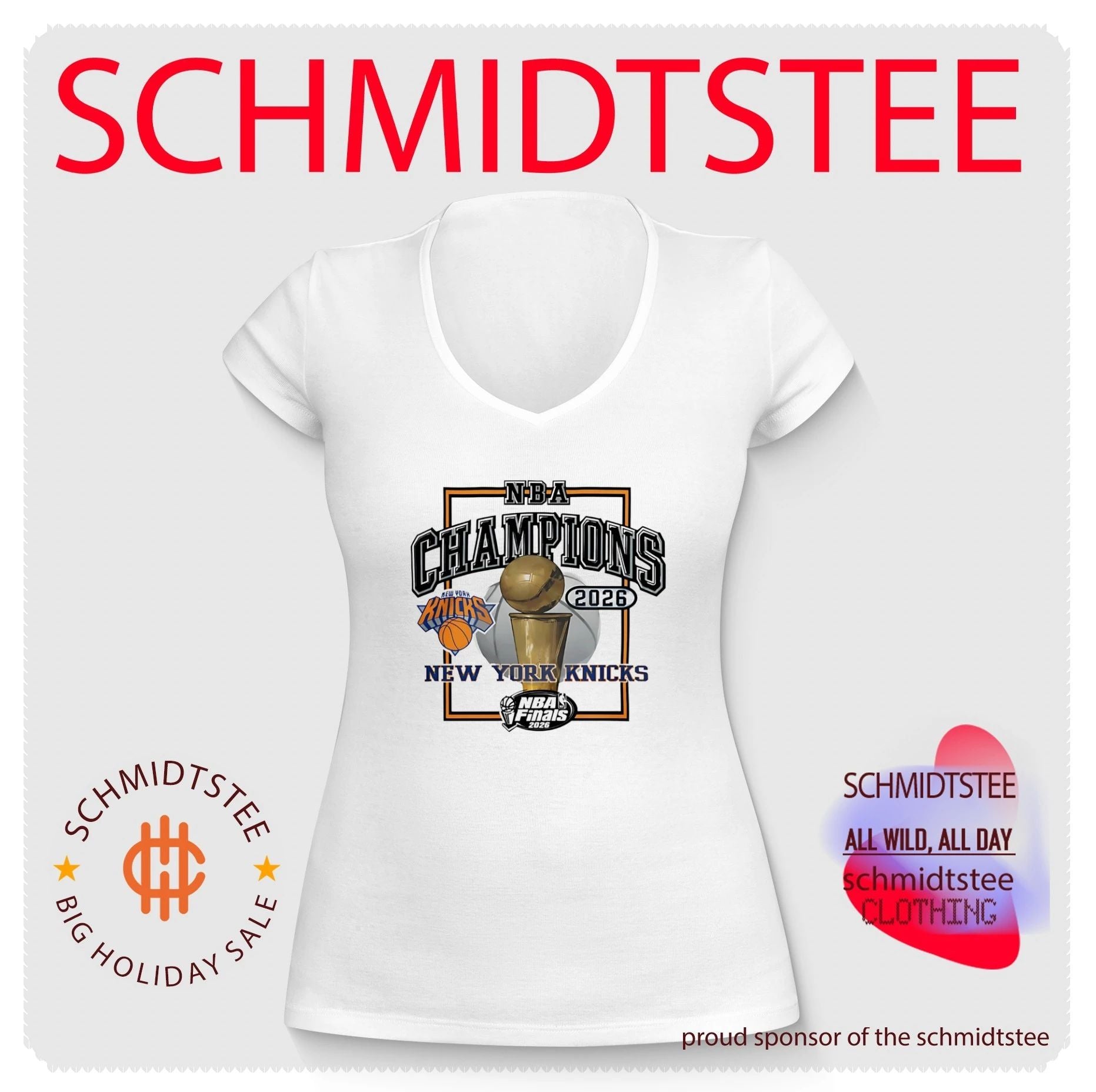 New York Knicks NBA Finals Champions 2026 Graphic trophy shirt