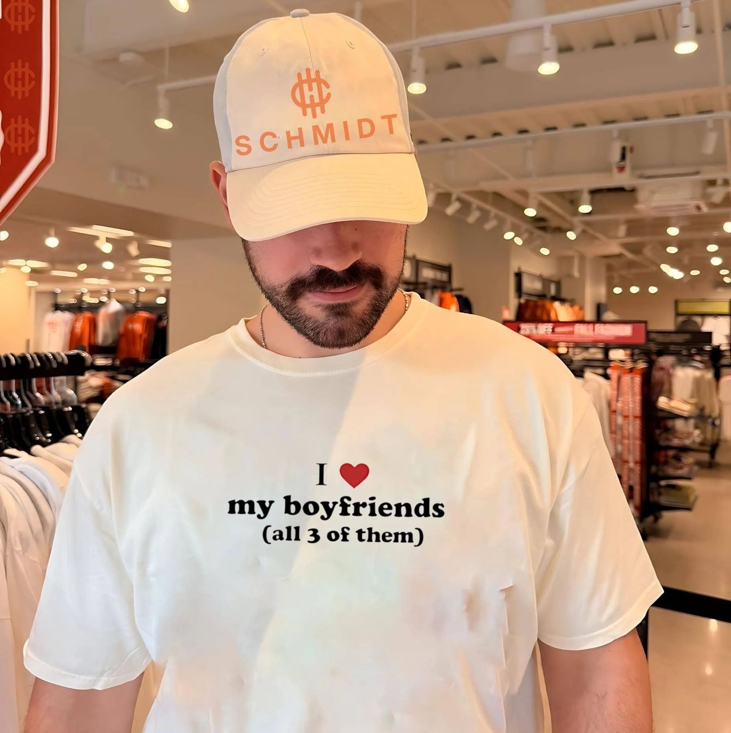 I heart my boyfriends all 3 of them shirt
