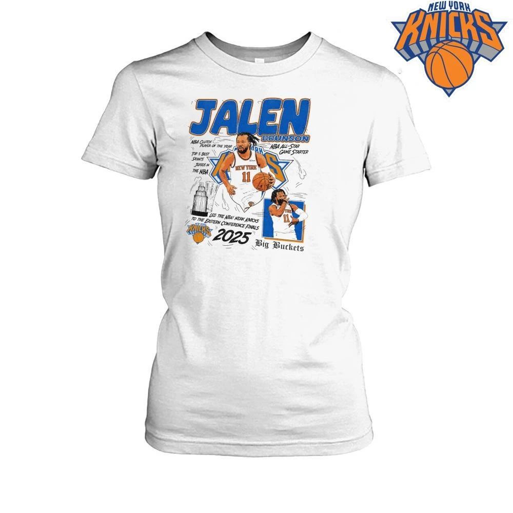 Jalen Brunson New York Knicks Big Buckets Eastern Conference Finals Basketball Graphic NBA Finals 2026 Shirt