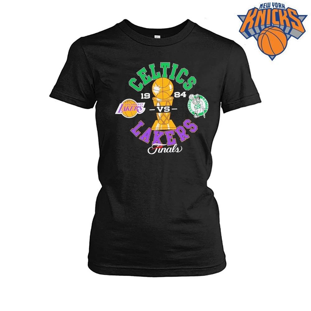 Los Angeles Lakers vs Boston Celtics 1984 NBA Historic Finals Mitchell & Ness Vintage Shirt