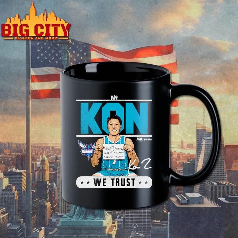 Kon Knueppel Charlotte Hornets Rookie Record Trust Signature Shirt