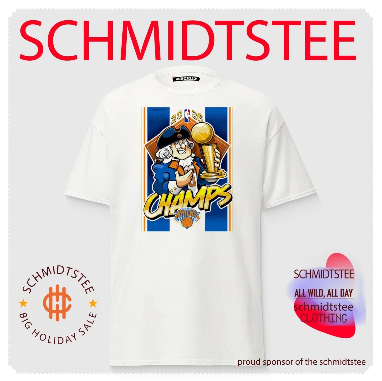 New York Knicks the 2026 NBA Champs mascot shirt