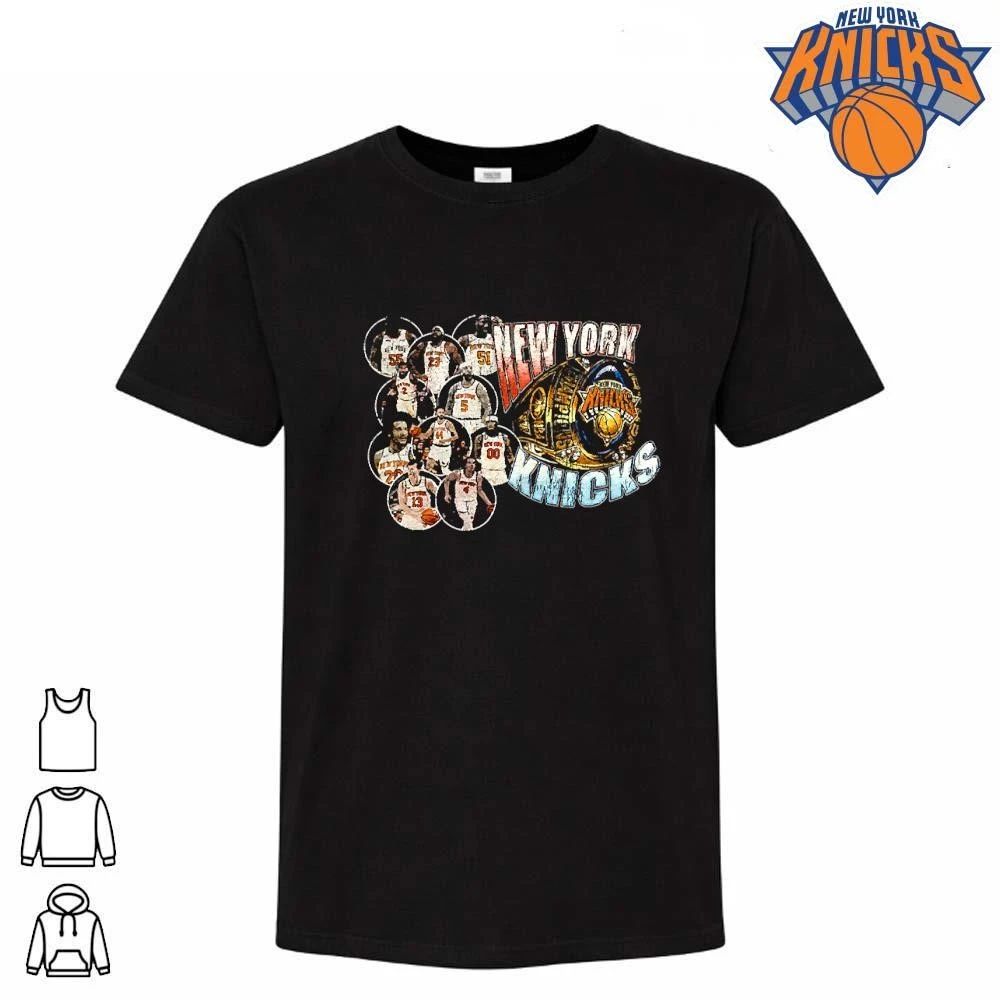 New York Knicks Champions NBA 2026 Championship Ring Team Players Roster Vintage Shirt