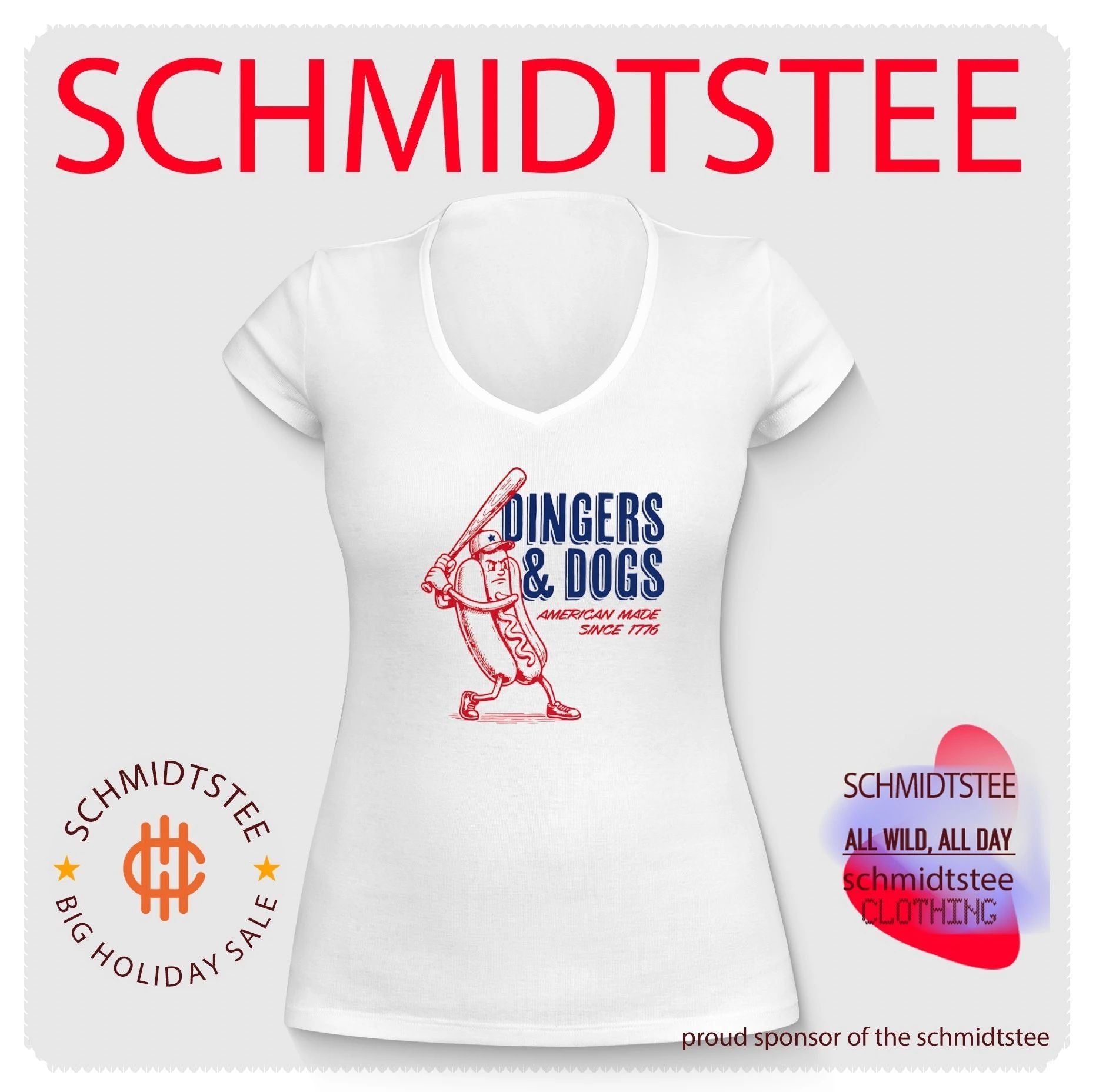 Dingers & Dogs American Made Since 1776 shirt