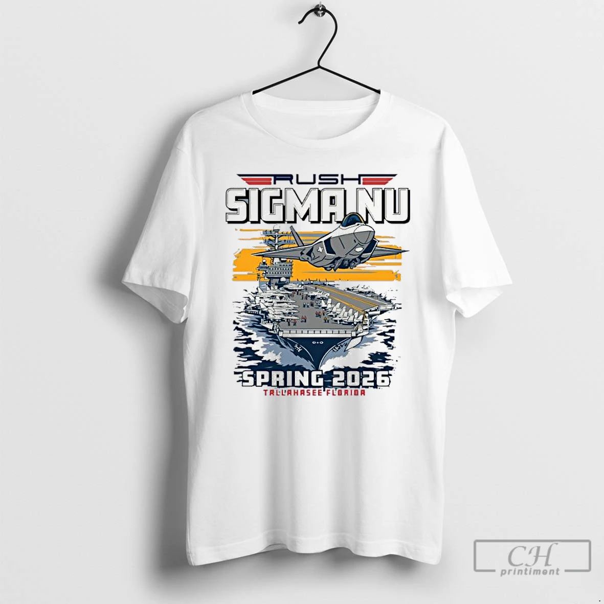 Premium Rush Sigma Nu Spring 2026 Tallahassee Florida T Shirts