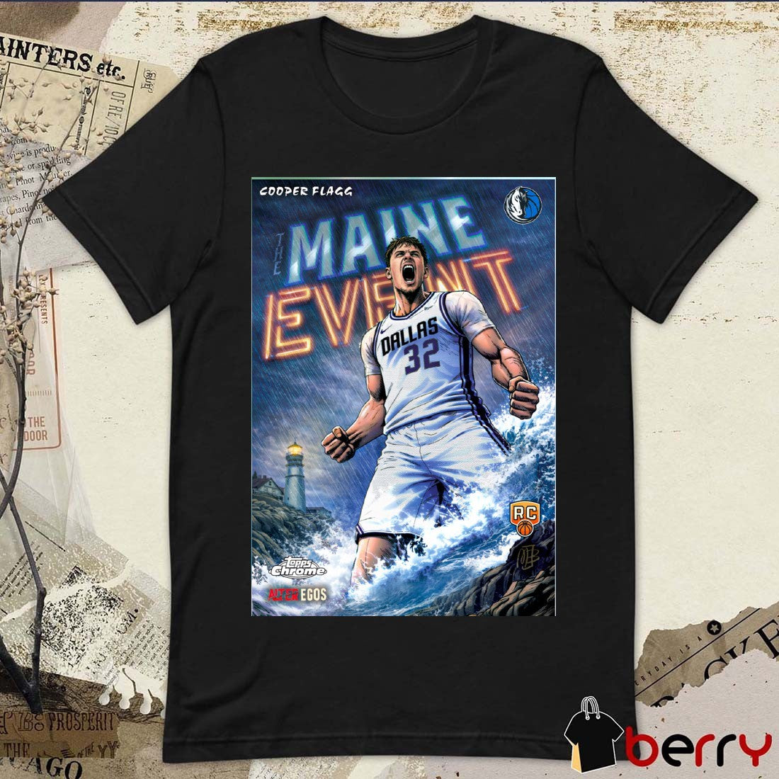 Cooper Flagg The Maine Event Alter Egos Topps Chrome Update Poster t-shirt