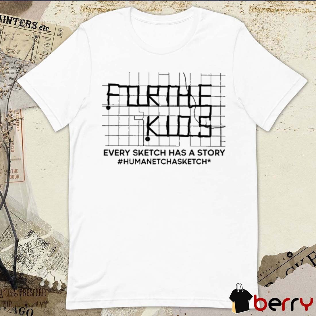 2026 For The Kids Run For Armstrong Human Etch A Sketch Every Sketch Has A Story t-shirt