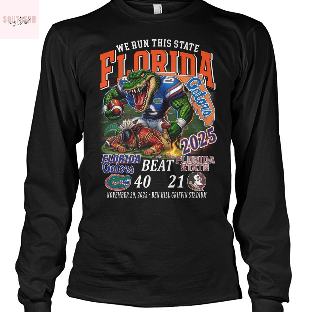 We Run This Srate Florida Gators 2025 Unisex T-Shirt