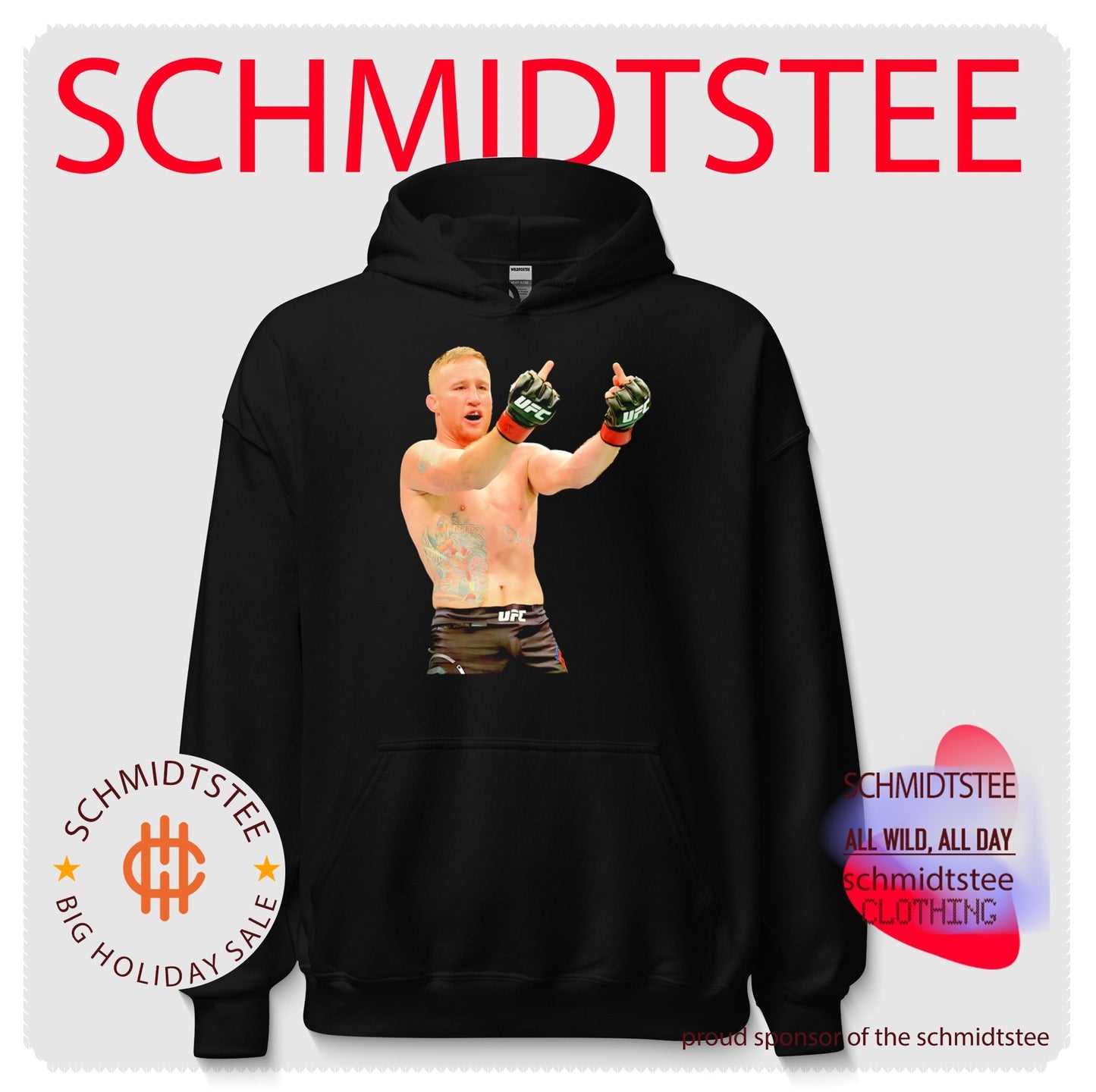 Justin Gaethje Ufc fighter mma mixed martial arts shirt